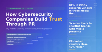 Cybersecurity PR strategy statistics graphic
